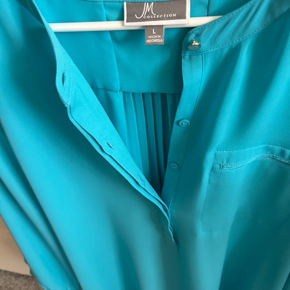 JM Collection Polyester blouse - Picture 5 of 8